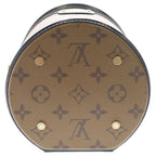 Louis Vuitton Monogram Reverse Cannes Leather 2-Way Shoulder Bag Brown Black — view 4