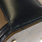Louis Vuitton Monogram Reverse Cannes Leather 2-Way Shoulder Bag Brown Black — view 6