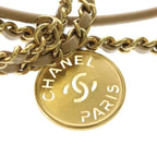 Chanel Quilted 22 Mini Calfskin Gold 2-Way Chain Shoulder Bag Plate Beige — view 7