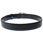 Gucci Interlocking Leather Belt Gold Black — view 2