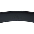 Gucci Interlocking Leather Belt Gold Black — view 5