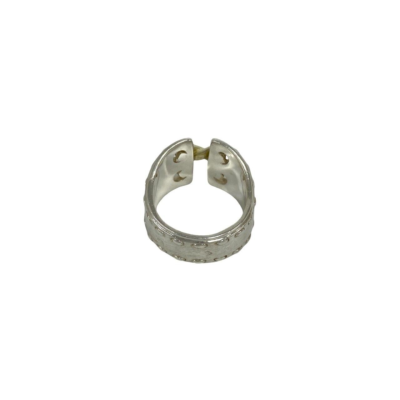 Hermes Mexico Ring 925 Sterling Silver Gold — view 6