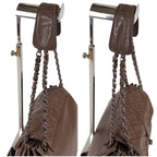 Chanel 2.55 Chain Shoulder Bag Caviar Leather Mademoiselle Lock Quilted Brown — view 7