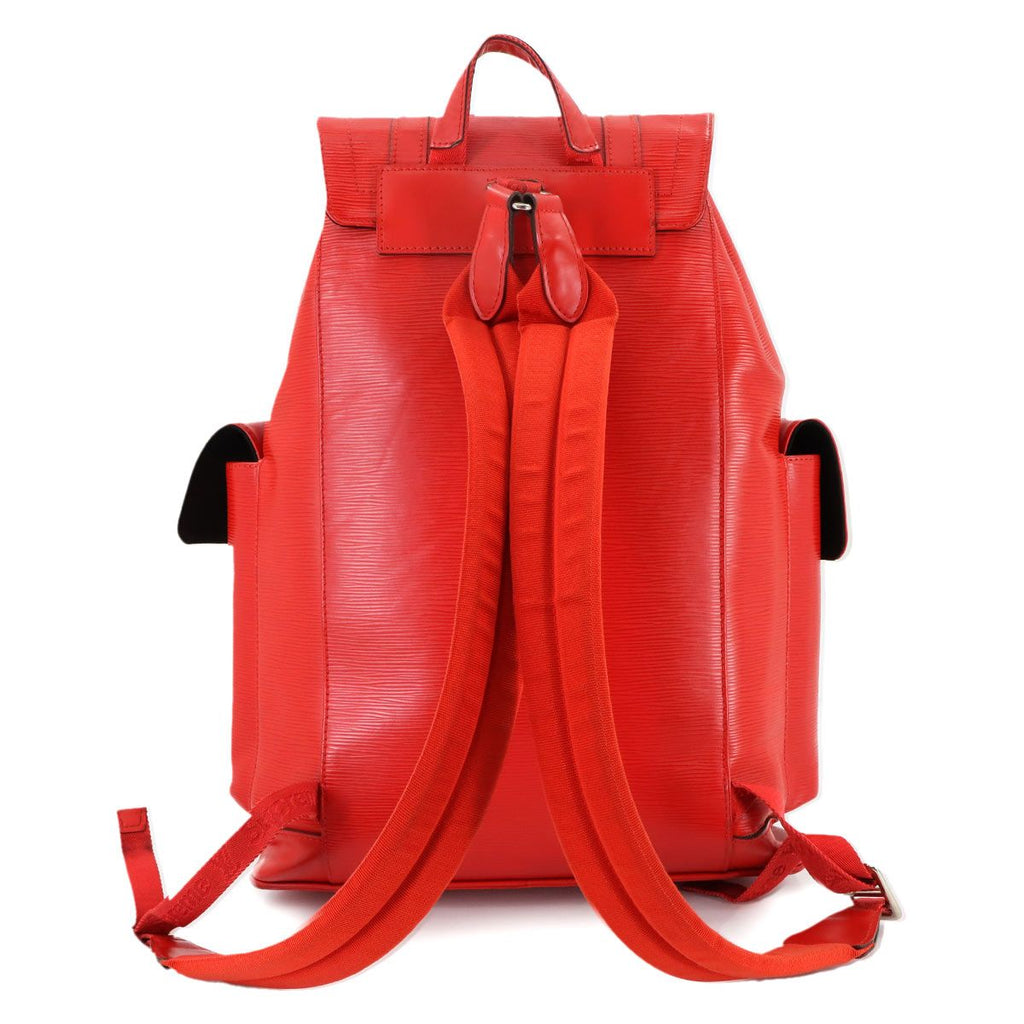 Louis Vuitton Supreme Epi Christopher PM Backpack Leather Red White — view 2