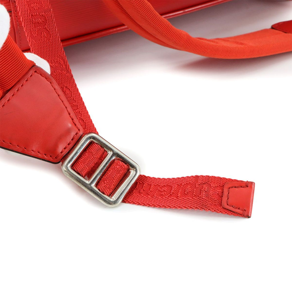 Louis Vuitton Supreme Epi Christopher PM Backpack Leather Red White — view 9