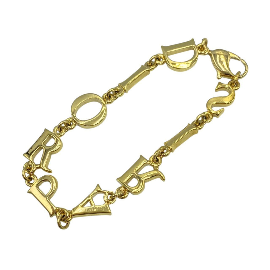 Dior Bracelet Gold Color Logo — view 2
