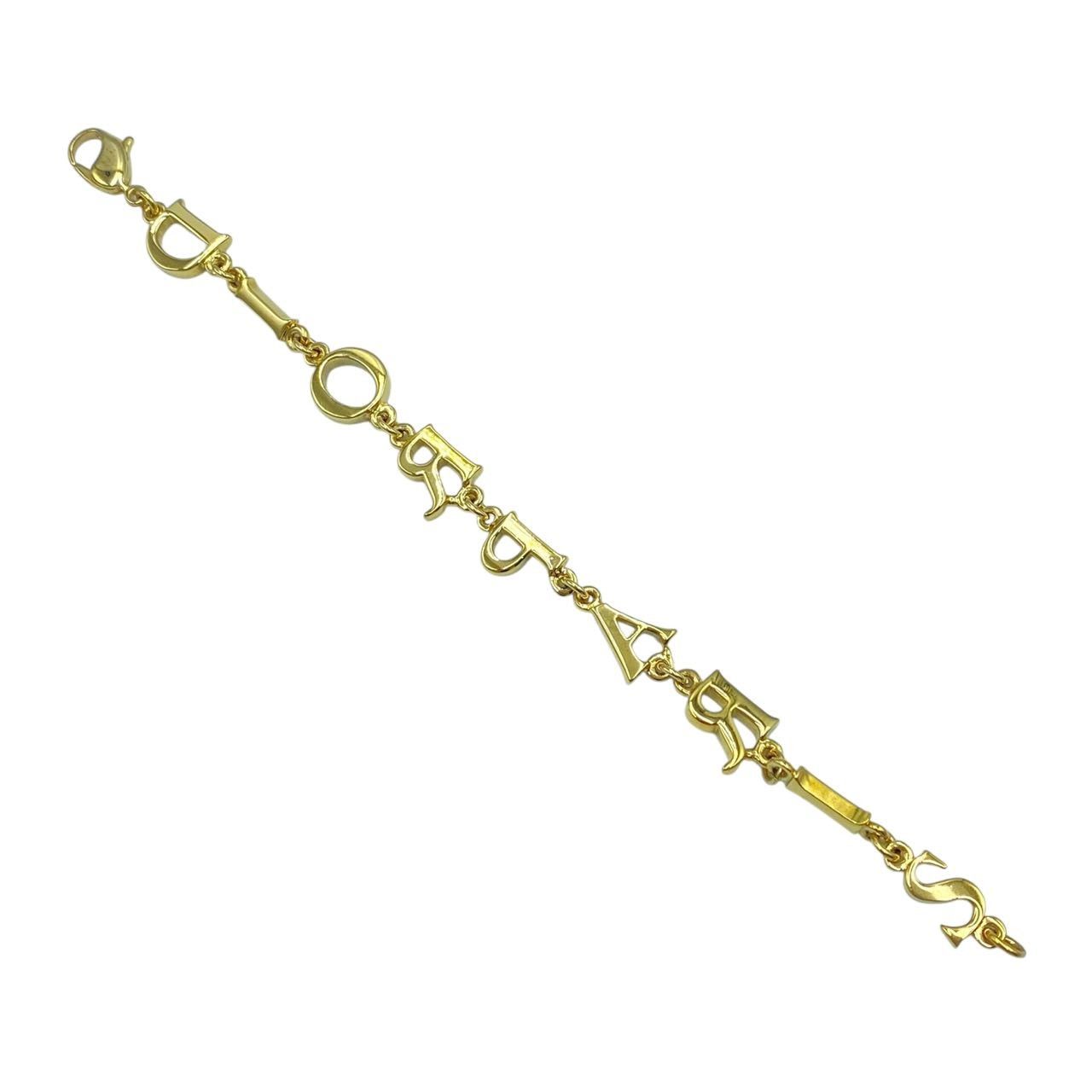 Dior Bracelet Gold Color Logo — view 3