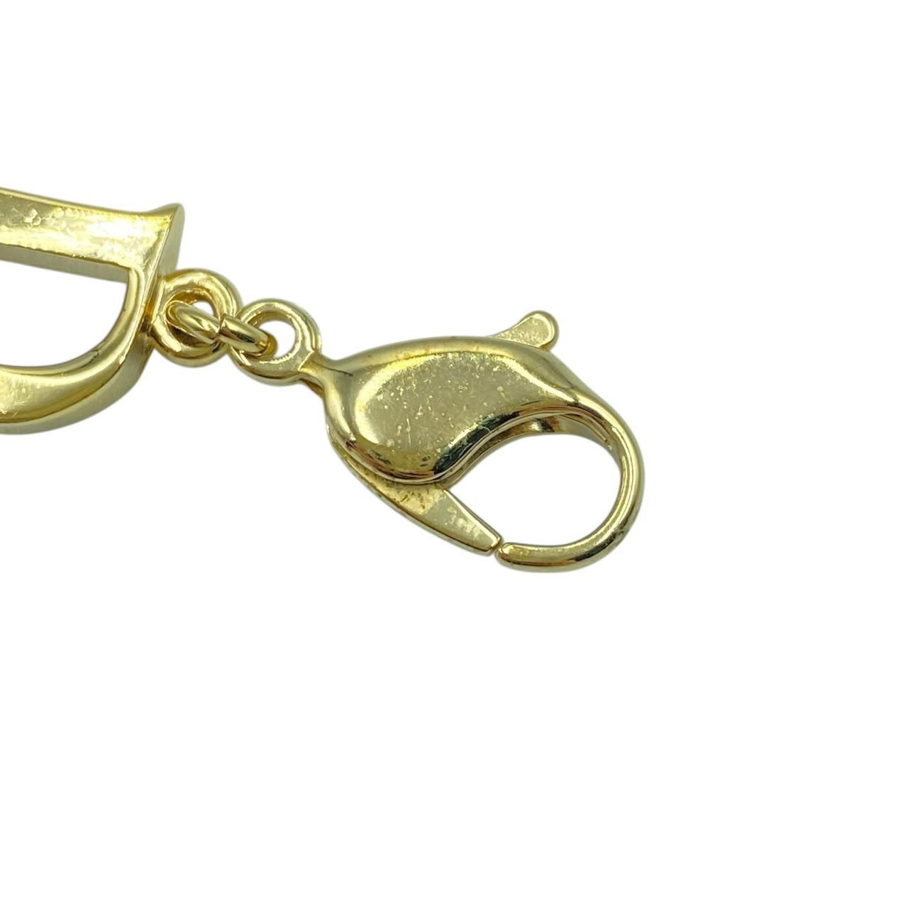 Dior Bracelet Gold Color Logo — view 4