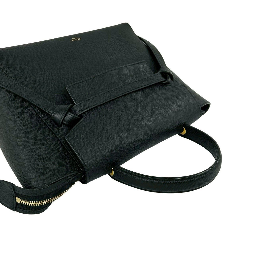 Celine Belt Bag Micro Leather 2-Way Black — view 4
