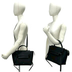 Celine Belt Bag Micro Leather 2-Way Black — view 2