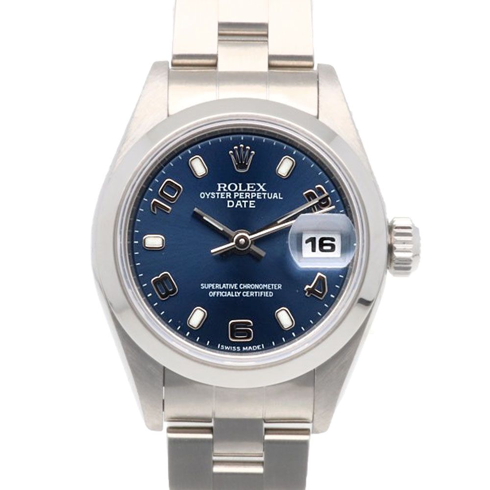 Rolex Date Oyster Perpetual Watch Stainless Steel Automatic Winding Overhauled