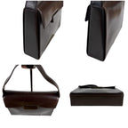 Prada Leather Shoulder Bag Hobo Soho Dark Brown Vintage — view 4