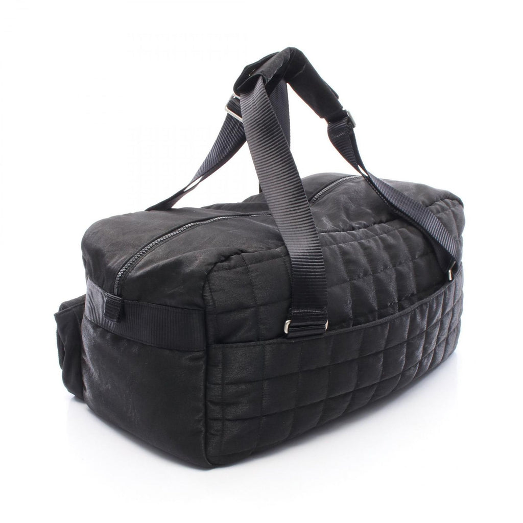 Chanel Boston Bag Choco Bar Sports Line Black Nylon — view 2