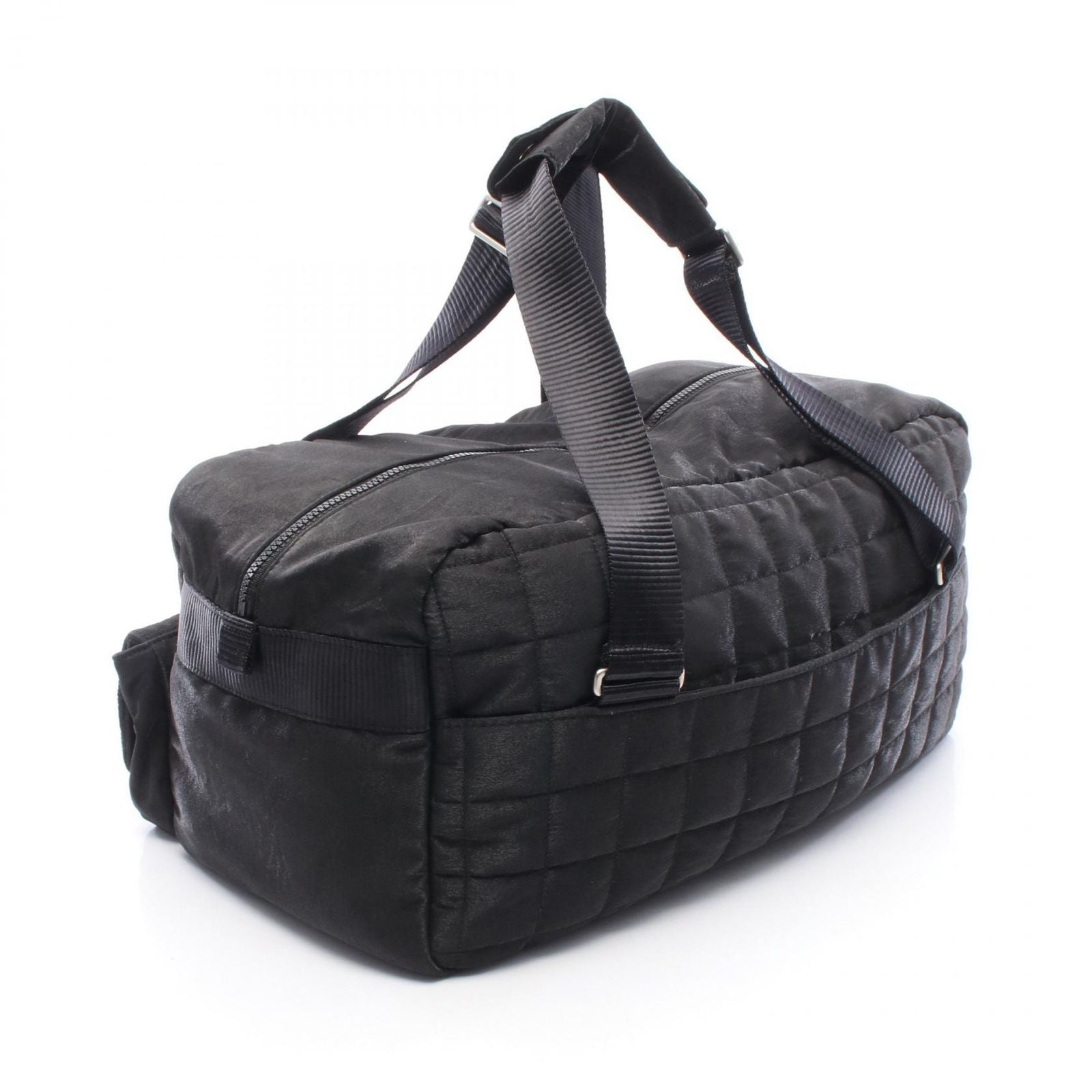 Chanel Boston Bag Choco Bar Sports Line Black Nylon — view 2