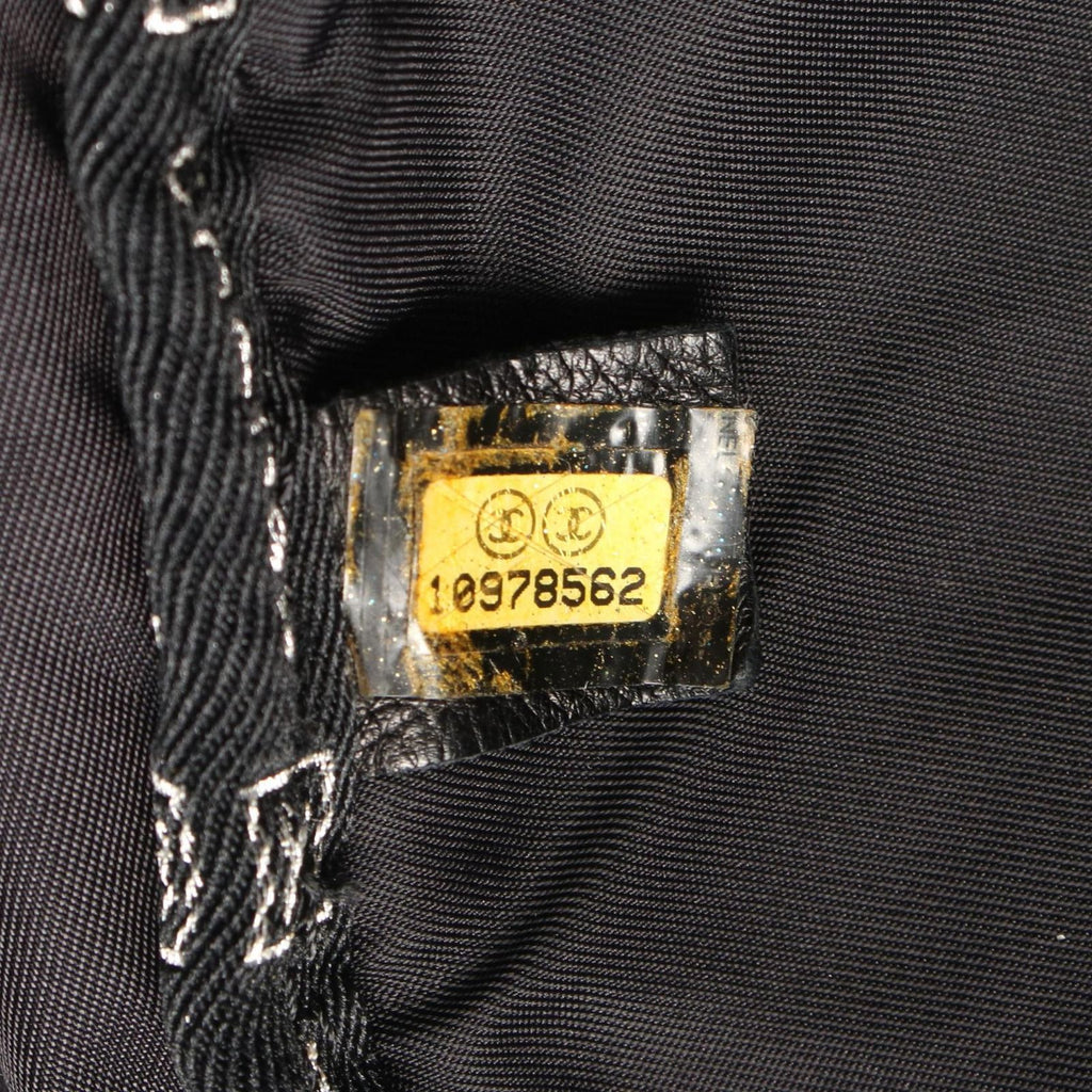 Chanel Boston Bag Choco Bar Sports Line Black Nylon — view 5