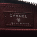 Chanel Coin Case Classic Zip Purse Quilted Black Caviar Leather — view 4