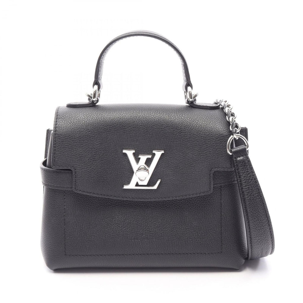 Louis Vuitton Handbag Lockme 2-Way Noir Leather Mini