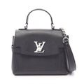 Louis Vuitton Handbag Lockme 2-Way Noir Leather Mini