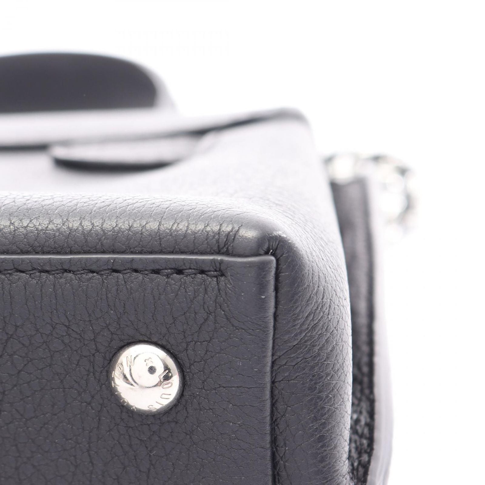 Louis Vuitton Handbag Lockme 2-Way Noir Leather Mini — view 8