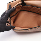 Chanel Tote Quilted Bowling Bag Camel Black Caviar Leather — view 9