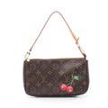 Louis Vuitton Handbag Pochette Monogram Cherry Canvas Leather