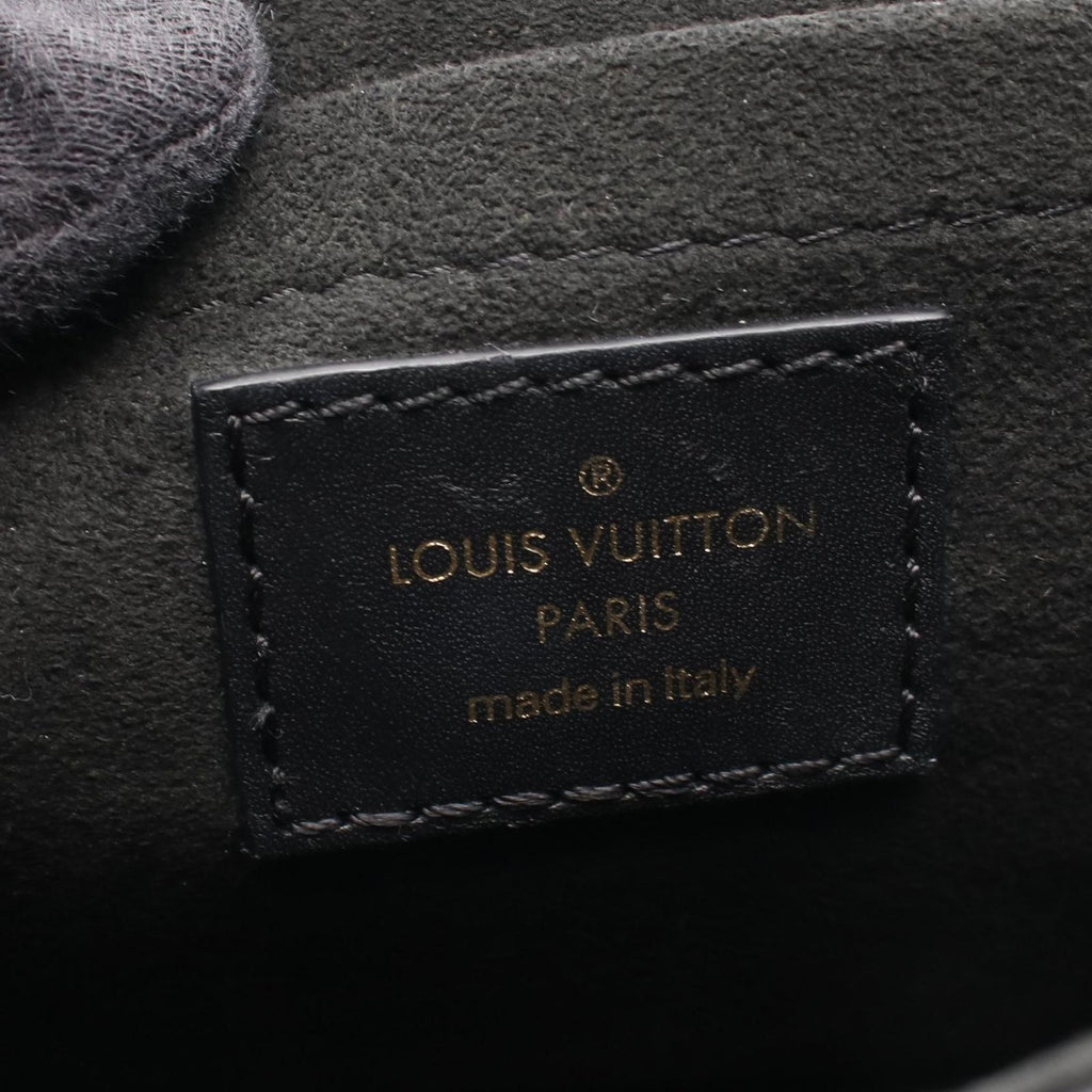 Louis Vuitton Shoulder Bag New Wave Chain MM Noir Leather — view 4