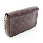 Louis Vuitton Shoulder Bag Pochette Monogram Fuchsia Canvas Leather Felicie — view 2