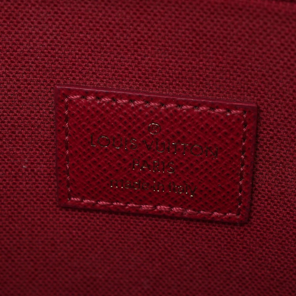 Louis Vuitton Shoulder Bag Pochette Monogram Fuchsia Canvas Leather Felicie — view 4