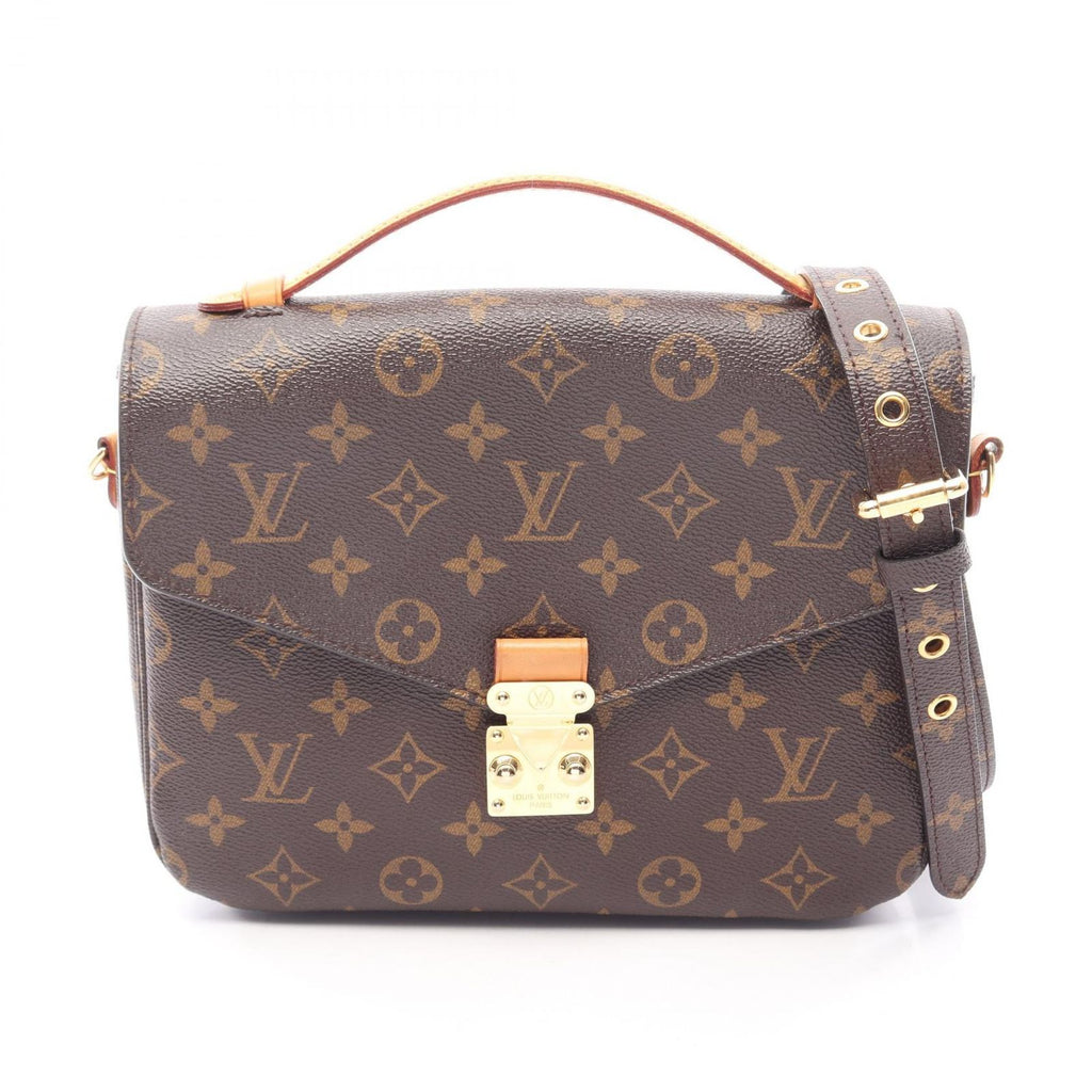 Louis Vuitton Handbag Pochette Metis MM Monogram 2-Way Canvas Leather