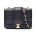 Chanel Shoulder Bag Mademoiselle Small Chain Black Lambskin