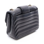 Chanel Shoulder Bag Mademoiselle Small Chain Black Lambskin — view 2