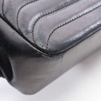 Chanel Shoulder Bag Mademoiselle Small Chain Black Lambskin — view 8