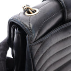 Chanel Shoulder Bag Mademoiselle Small Chain Black Lambskin — view 7