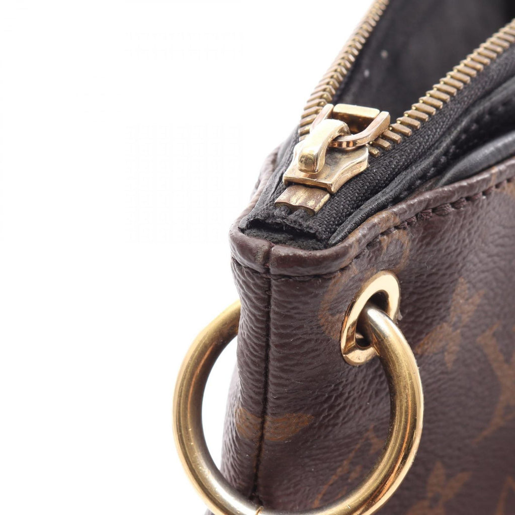 Louis Vuitton Handbag Pallas Monogram Noir 2-Way Canvas Leather — view 8