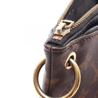 Louis Vuitton Handbag Pallas Monogram Noir 2-Way Canvas Leather — view 8