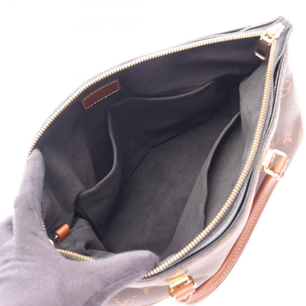 Louis Vuitton Handbag Pallas Monogram Noir 2-Way Canvas Leather — view 3
