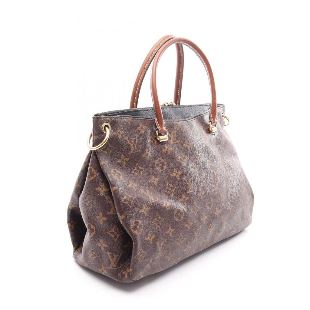 Louis Vuitton Handbag Pallas Monogram Noir 2-Way Canvas Leather — view 2
