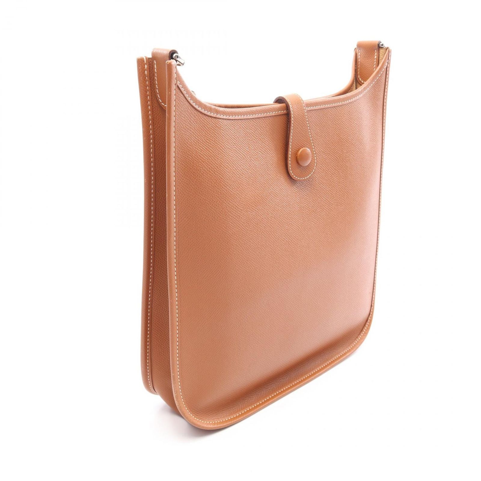 Hermes Shoulder Bag Evelyne 1 PM Gold Leather — view 2