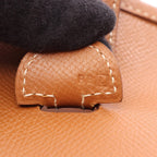 Hermes Shoulder Bag Evelyne 1 PM Gold Leather — view 5
