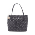 Chanel Tote Reissue Black Caviar Leather