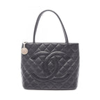 Chanel Tote Reissue Black Caviar Leather
