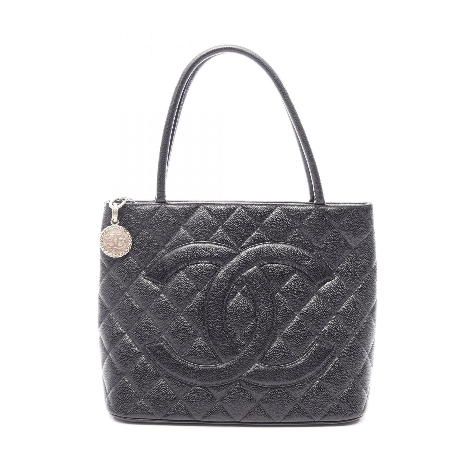 Chanel Tote Reissue Black Caviar Leather