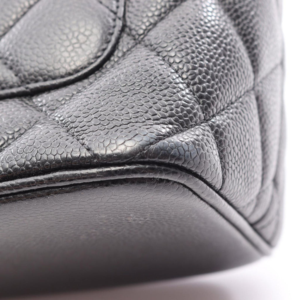 Chanel Tote Reissue Black Caviar Leather — view 8