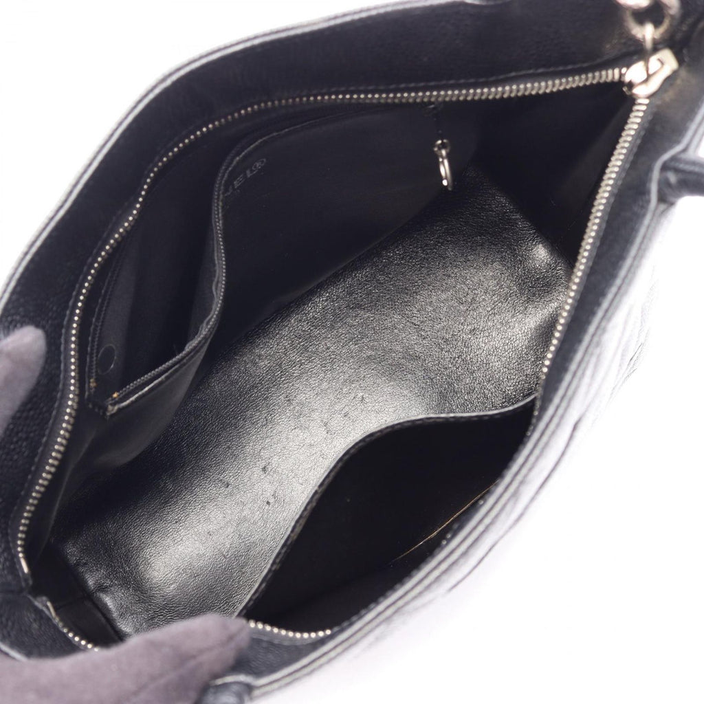 Chanel Tote Reissue Black Caviar Leather — view 3