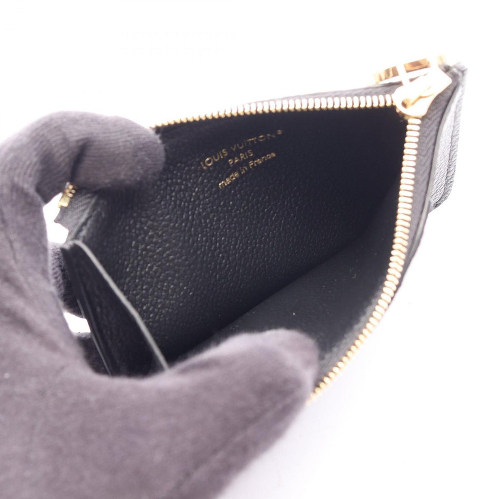 Louis Vuitton Card Case Holder Romy Monogram Empreinte Noir Leather — view 3