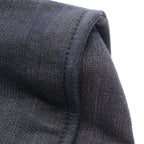 Chanel Tote Deauville Indigo Blue Denim Leather Chain MM — view 8