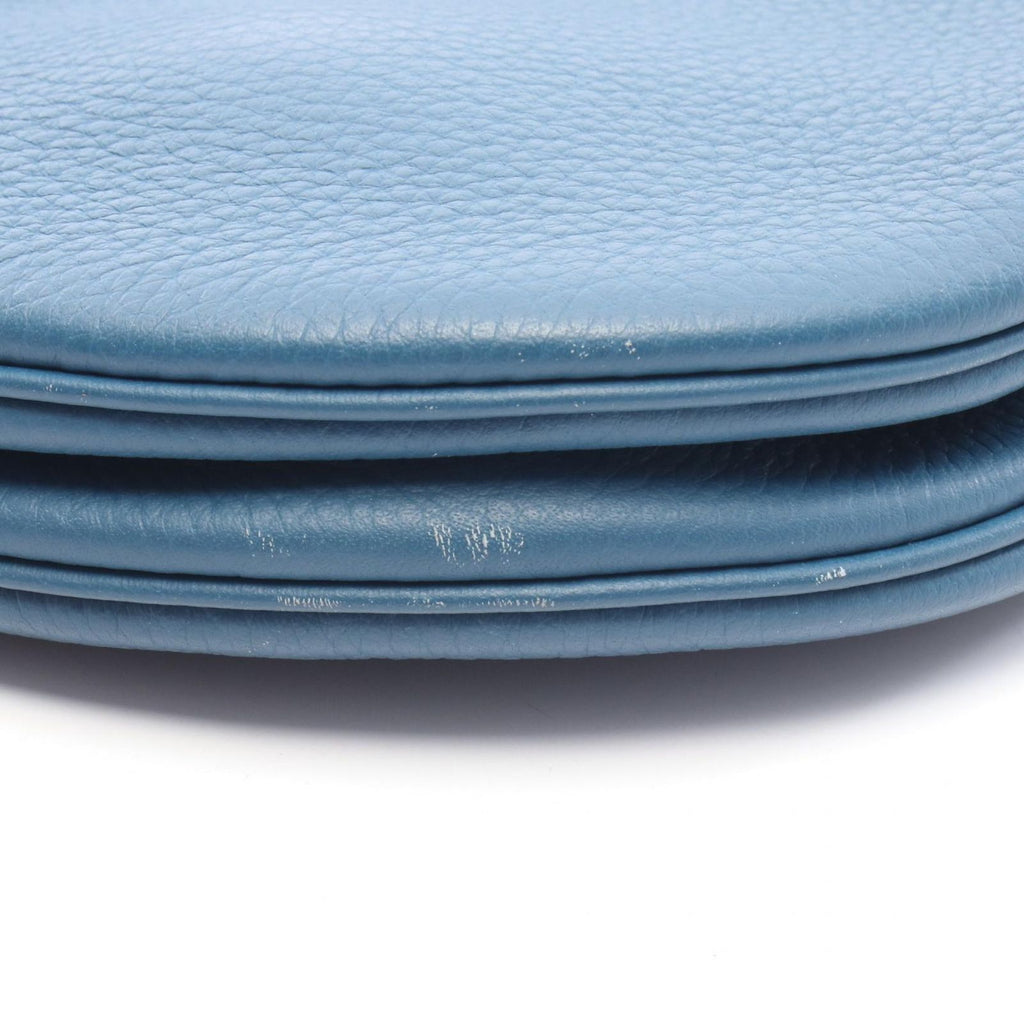 Hermes Shoulder Bag Gao Blue Leather — view 7