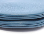 Hermes Shoulder Bag Gao Blue Leather — view 7