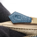 Hermes Shoulder Bag Gao Blue Leather — view 5