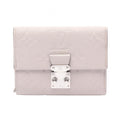 Louis Vuitton Trifold Wallet Portefeuille Metis Compact Blue Leather